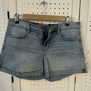 Old Navy Light Blue Denim Rolled Hem Shorts